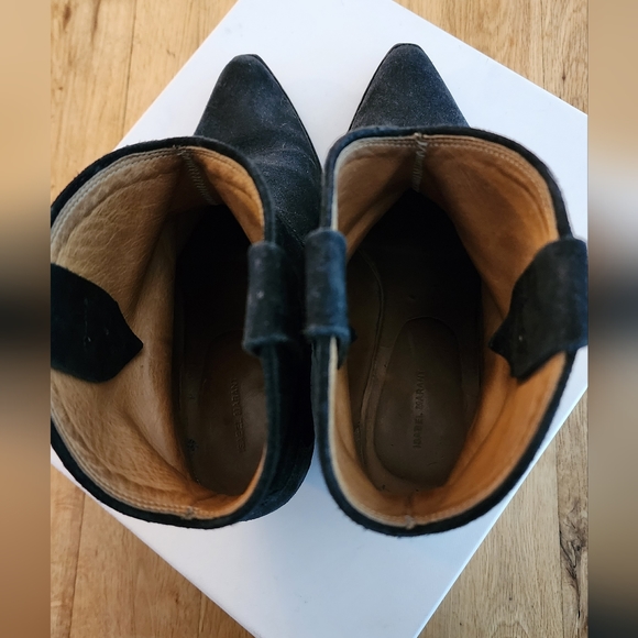 Isabel Marant Suede Faded Black Dewina Boot - Picture 4 of 8